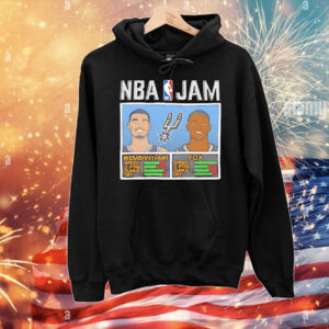 Victor Wembanyama and De’Aaron Fox San Antonio Spurs NBA Jam T-Shirt