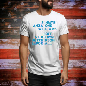 Detroit All Grit Names Tee Shirt