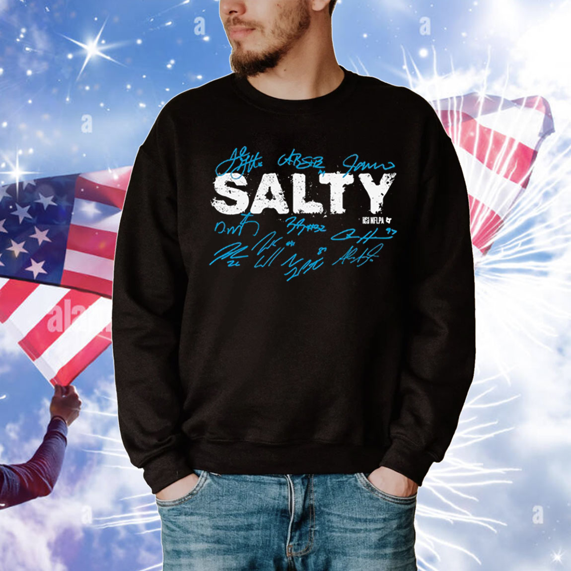 Detroit Football Salty T-Shirt