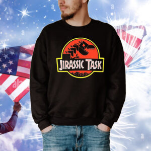 Drjclau Wearing Jirassic Task T-Shirt