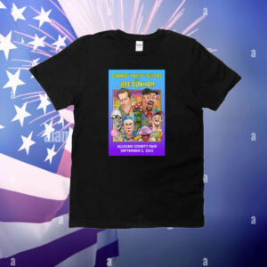 Gabriel Fluffy Iglesias And Jeff Dunham Allegan County Fair Sep 5 2025 T-Shirt