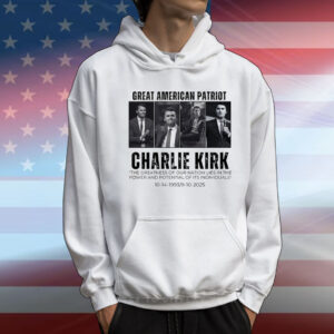 Great American Patriot Charlie Kirk T-Shirt