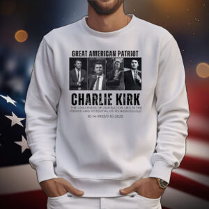 Great American Patriot Charlie Kirk T-Shirt