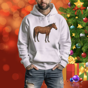 Horse smoking cigarette Tee Shirt