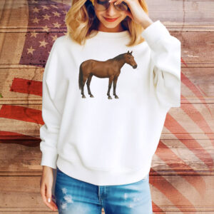Horse smoking cigarette Tee Shirt