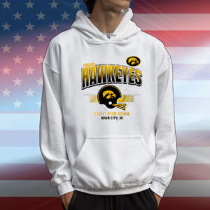 Iowa Football Helmet Grid T-Shirt
