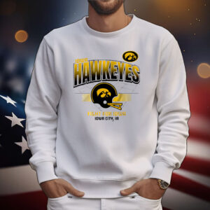 Iowa Football Helmet Grid T-Shirt