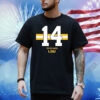 LSU Football Trey'Dez Green 14 Stripe Shirt