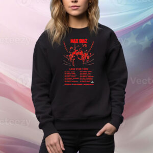 Max Diaz Fall Tour 2025 Dates Tee Shirt