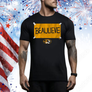 Missouri Football Beau Pribula Believe Tee Shirt