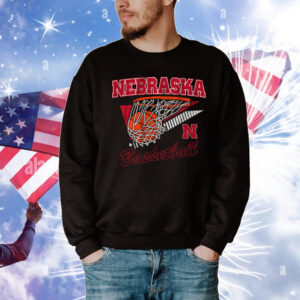 Nebraska Basketball Retro Swish T-Shirt