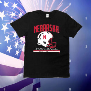 Nebraska Football Vintage Helmet T-Shirt