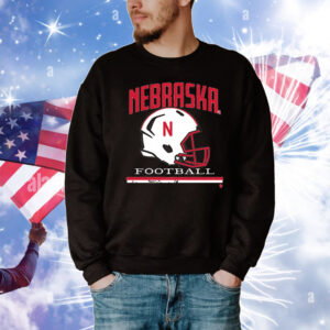 Nebraska Football Vintage Helmet T-Shirt