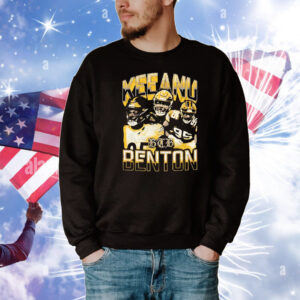 Nick Herbig wearing a Keeanu Benton T-Shirt