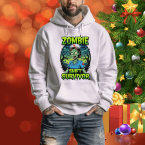 Nurse zombie shift survivor Halloween Tee Shirt