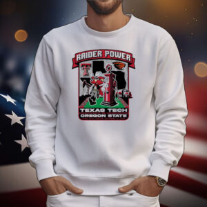 Official Texas Tech Red Raiders vs. Oregon State Beavers September 13 2025 Raider Power Energy Gameday T-Shirt