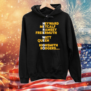 Pittsburgh Here We Go Names T-Shirt