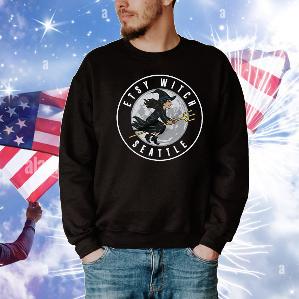 Seattle Mariners Seattle Etsy Witch T-Shirt