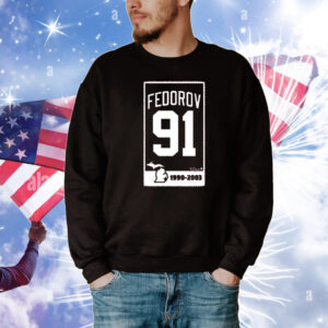 Sergei Fedorov 91 Banner T-Shirt