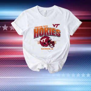 Virginia Tech Football Helmet Grid T-Shirt