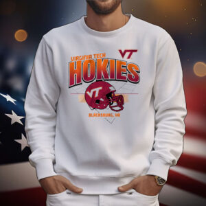 Virginia Tech Football Helmet Grid T-Shirt
